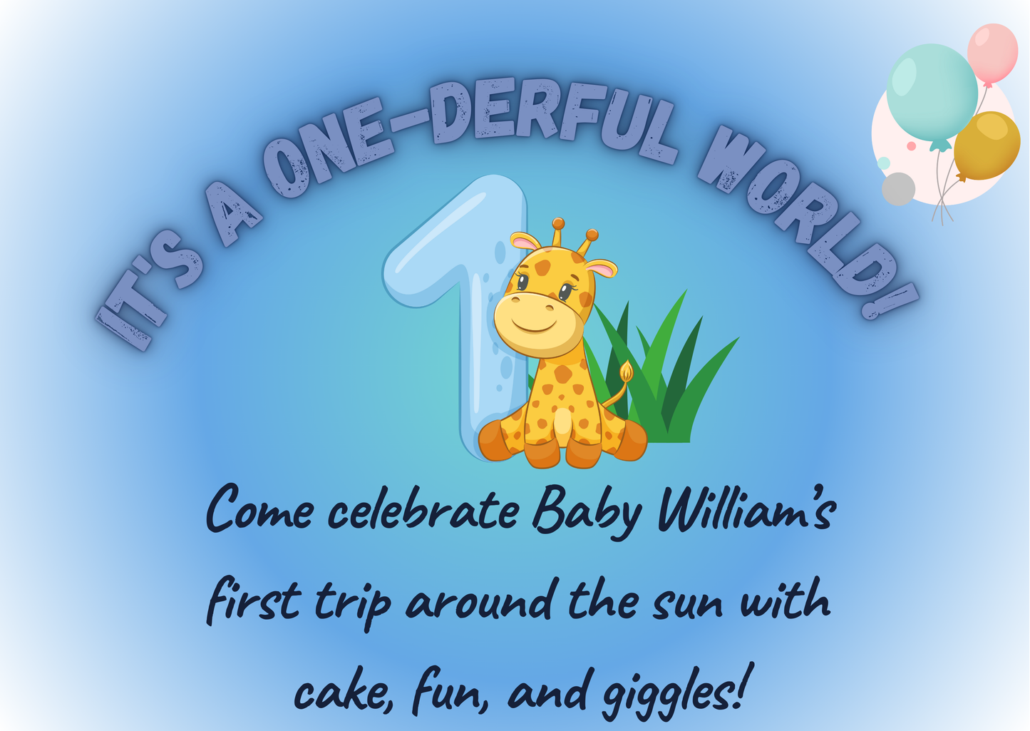 1st Birthday (Pack of 20)
