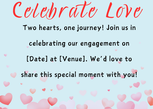 Celebrate Love starting from